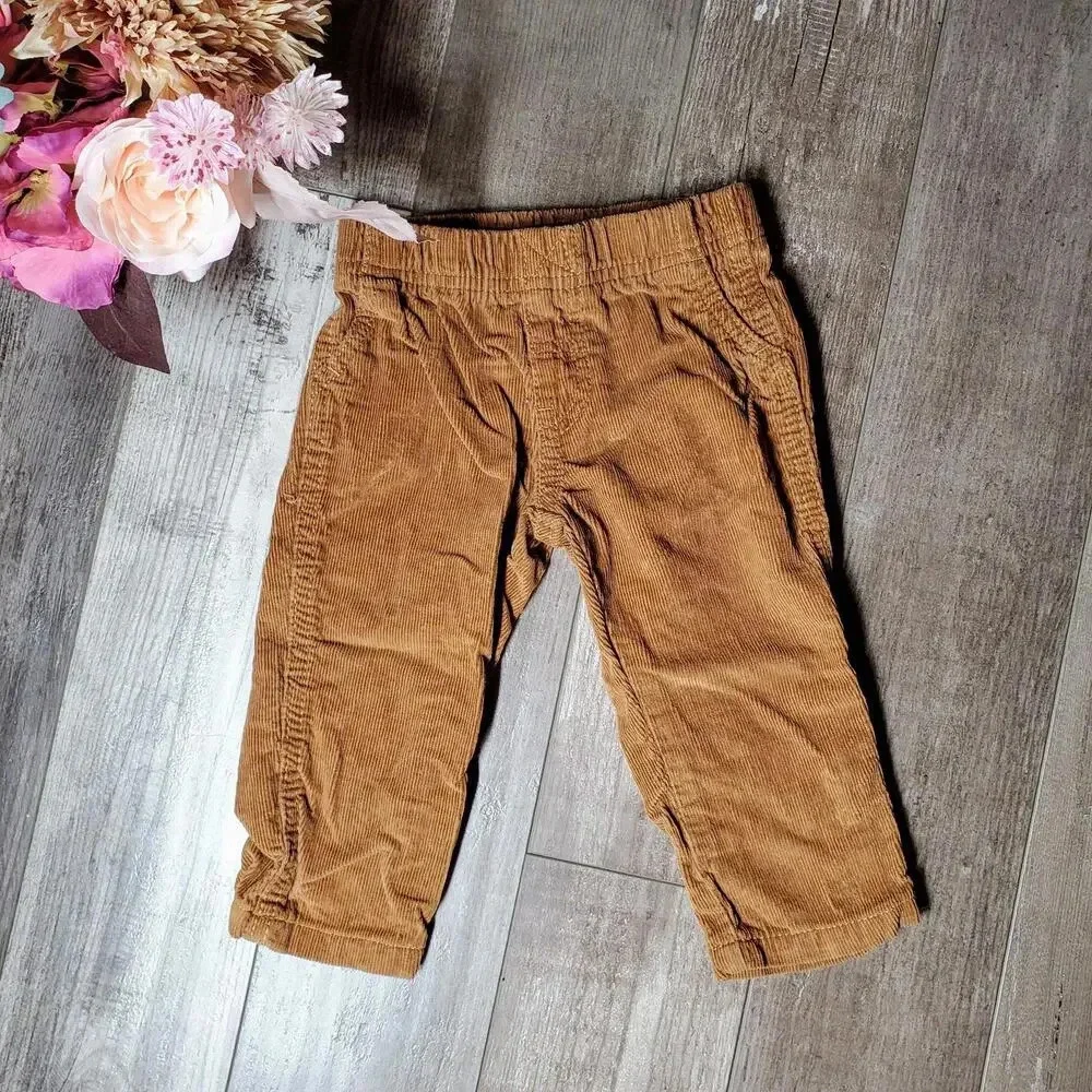 Carter's Size 12m Tan Corduroy Boys Pants NWOT